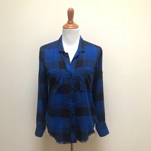 Cloth & Stone | Plaid Button Down Shirt